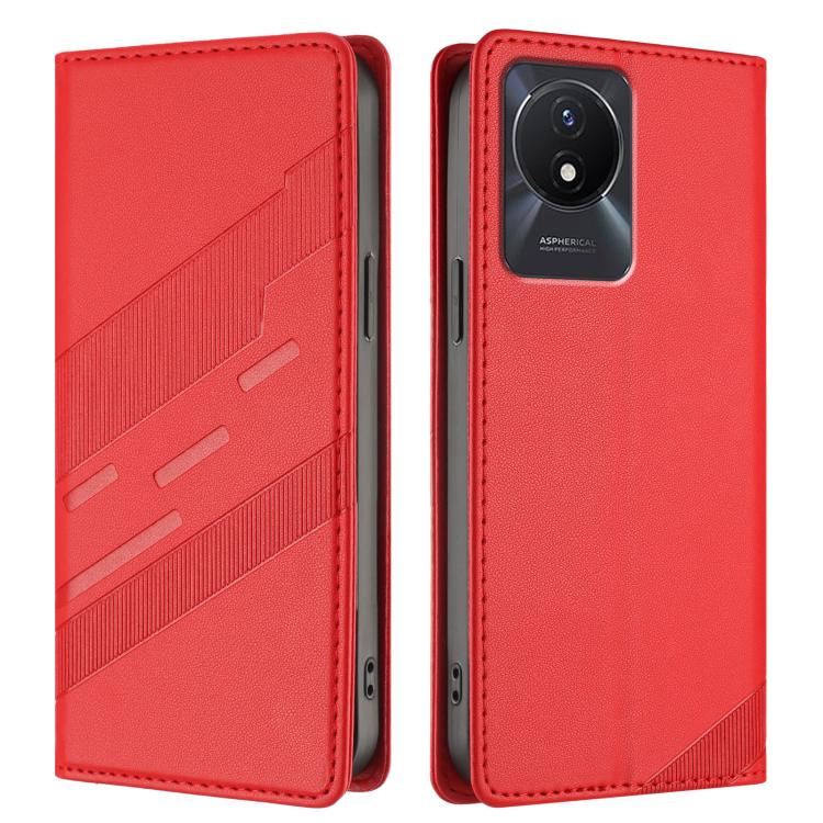 For vivo Y02A 4G / Y02 4G / Y11 2023 Embossed Multi-functional Wallet Retro Leather Phone Case