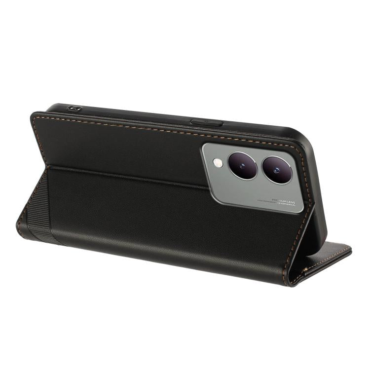For vivo Y17s 4G Global Embossed Multi-functional Wallet Retro Leather Phone Case