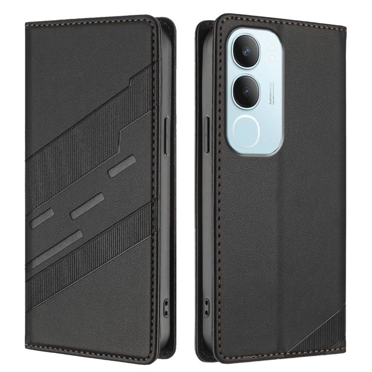 For vivo Y19s 4G Global Embossed Multi-functional Wallet Retro Leather Phone Case
