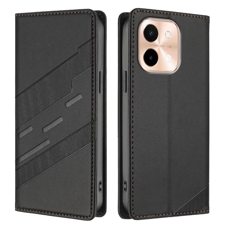 For vivo Y28 4G Global Embossed Multi-functional Wallet Retro Leather Phone Case