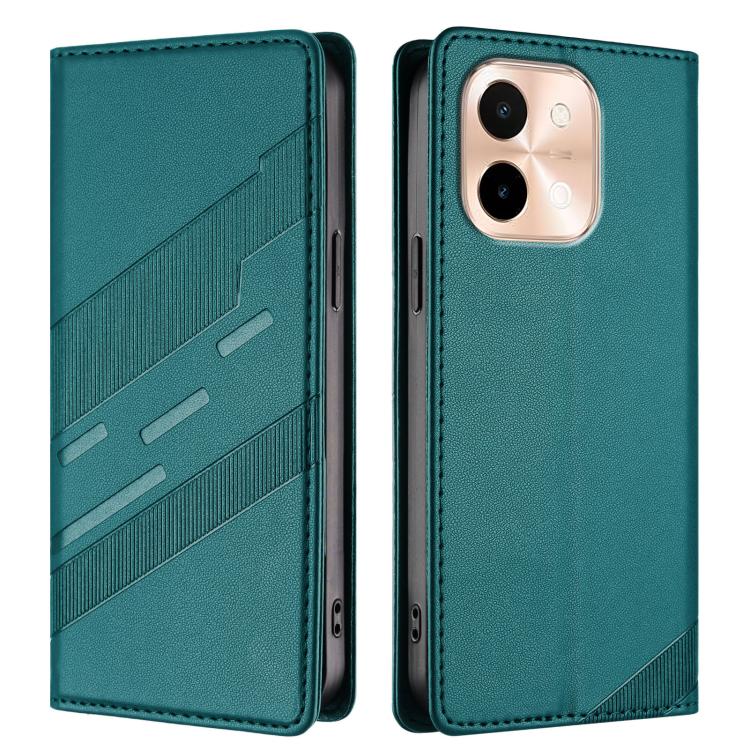For vivo Y28 4G Global Embossed Multi-functional Wallet Retro Leather Phone Case