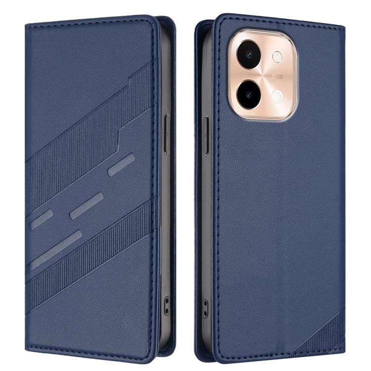 For vivo Y28 4G Global Embossed Multi-functional Wallet Retro Leather Phone Case