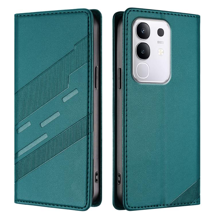 For vivo Y29 4G Global Embossed Multi-functional Wallet Retro Leather Phone Case