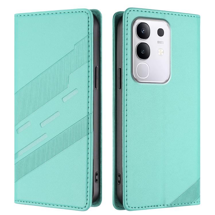For vivo Y29 4G Global Embossed Multi-functional Wallet Retro Leather Phone Case