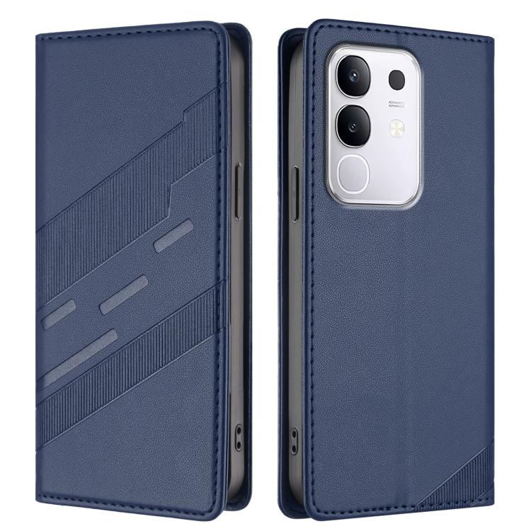For vivo Y29 4G Global Embossed Multi-functional Wallet Retro Leather Phone Case