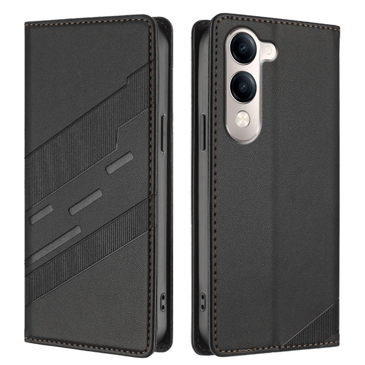 For vivo Y29s 5G Global Embossed Multi-functional Wallet Retro Leather Phone Case