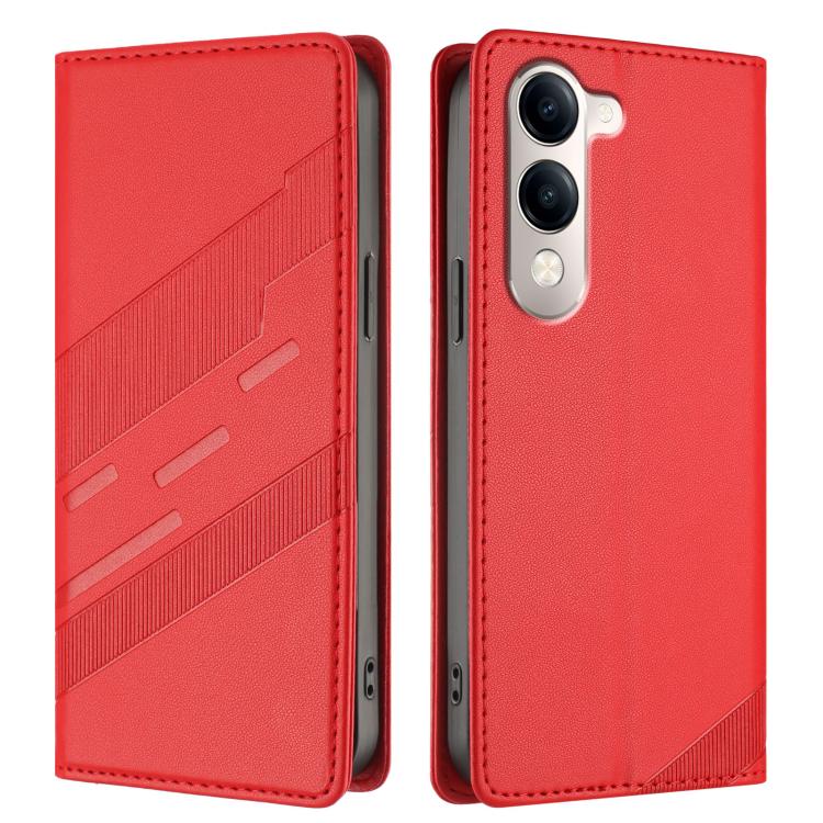 For vivo Y29s 5G Global Embossed Multi-functional Wallet Retro Leather Phone Case