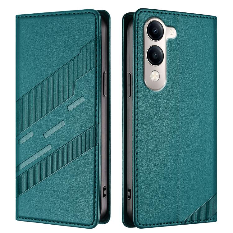 For vivo Y29s 5G Global Embossed Multi-functional Wallet Retro Leather Phone Case