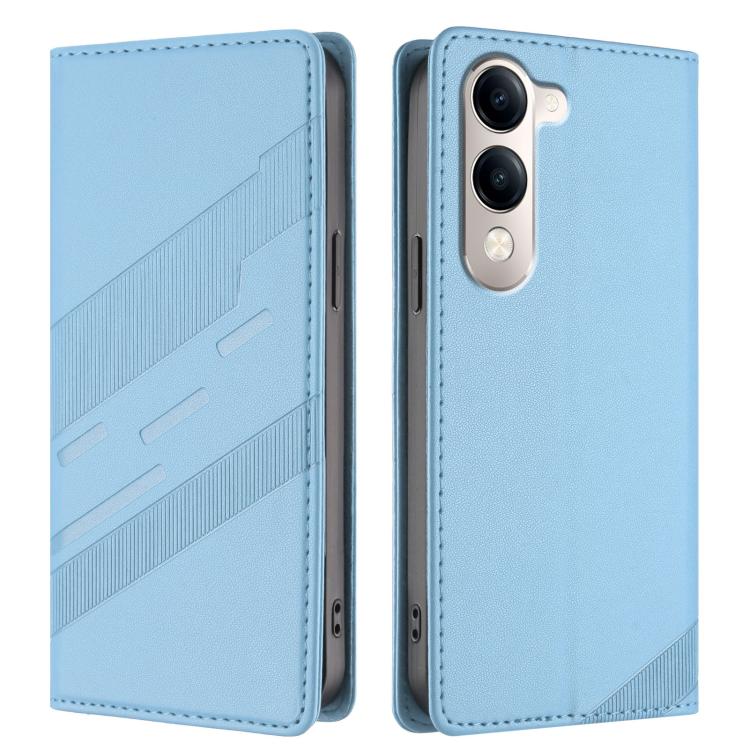For vivo Y29s 5G Global Embossed Multi-functional Wallet Retro Leather Phone Case