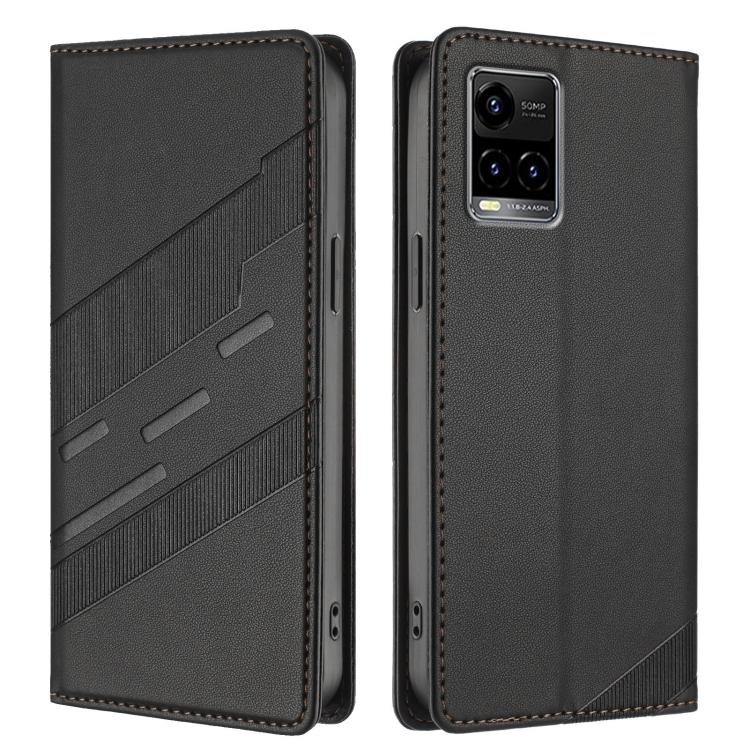 For vivo Y33s 4G Global Embossed Multi-functional Wallet Retro Leather Phone Case