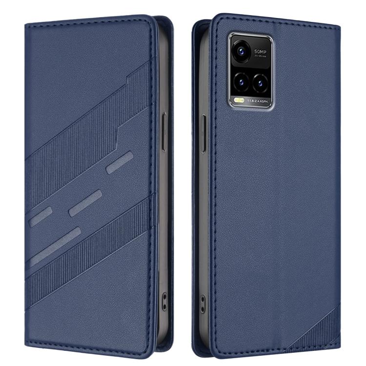 For vivo Y33s 4G Global Embossed Multi-functional Wallet Retro Leather Phone Case