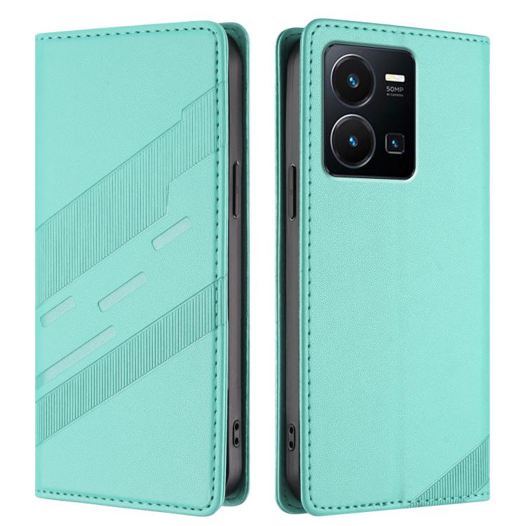 For vivo Y35 4G Global Embossed Multi-functional Wallet Retro Leather Phone Case