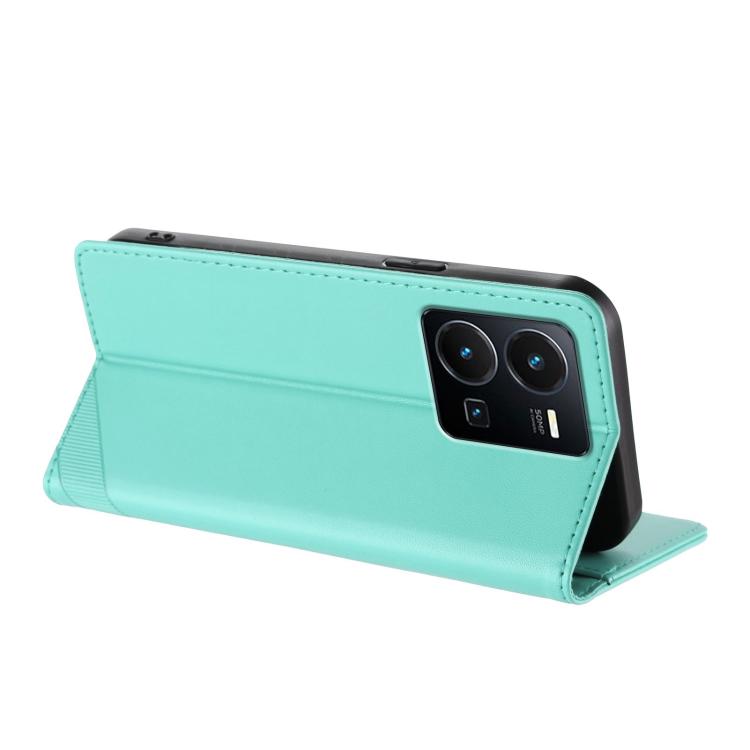 For vivo Y35 4G Global Embossed Multi-functional Wallet Retro Leather Phone Case