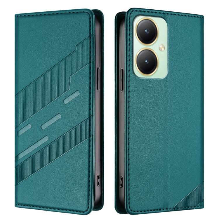 For vivo Y35M+ 5G / Y35+ 5G Embossed Multi-functional Wallet Retro Leather Phone Case