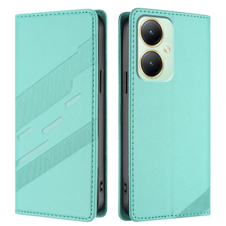 For vivo Y35M+ 5G / Y35+ 5G Embossed Multi-functional Wallet Retro Leather Phone Case