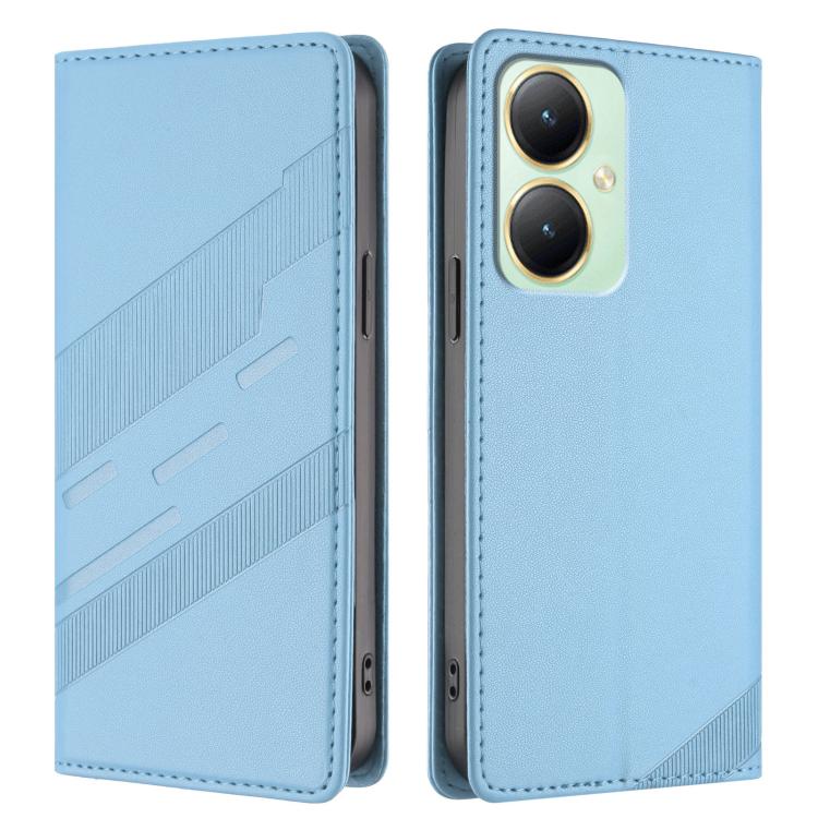 For vivo Y35M+ 5G / Y35+ 5G Embossed Multi-functional Wallet Retro Leather Phone Case