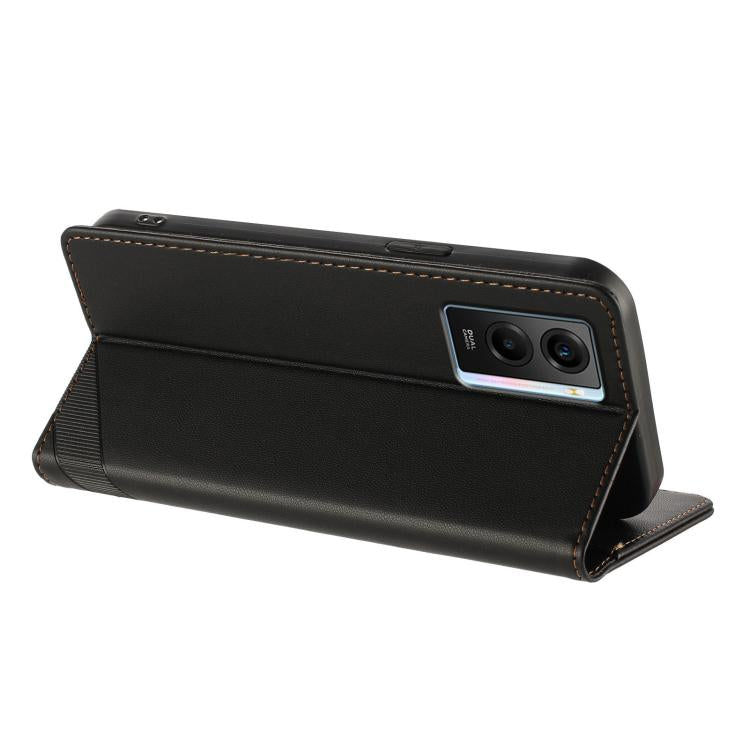 For vivo Y55s 2023 5G Embossed Multi-functional Wallet Retro Leather Phone Case