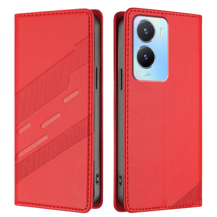 For vivo Y56 5G Global Embossed Multi-functional Wallet Retro Leather Phone Case