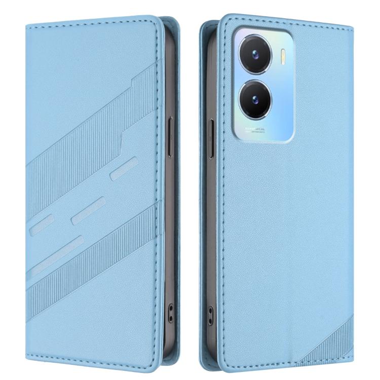For vivo Y56 5G Global Embossed Multi-functional Wallet Retro Leather Phone Case