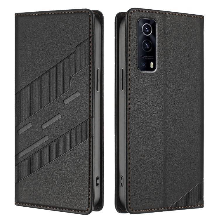 For vivo Y72 5G India Embossed Multi-functional Wallet Retro Leather Phone Case