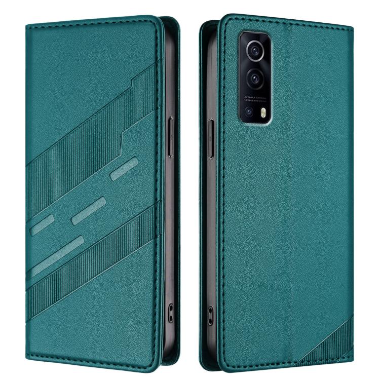 For vivo Y72 5G India Embossed Multi-functional Wallet Retro Leather Phone Case