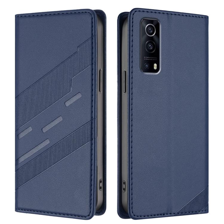 For vivo Y72 5G India Embossed Multi-functional Wallet Retro Leather Phone Case