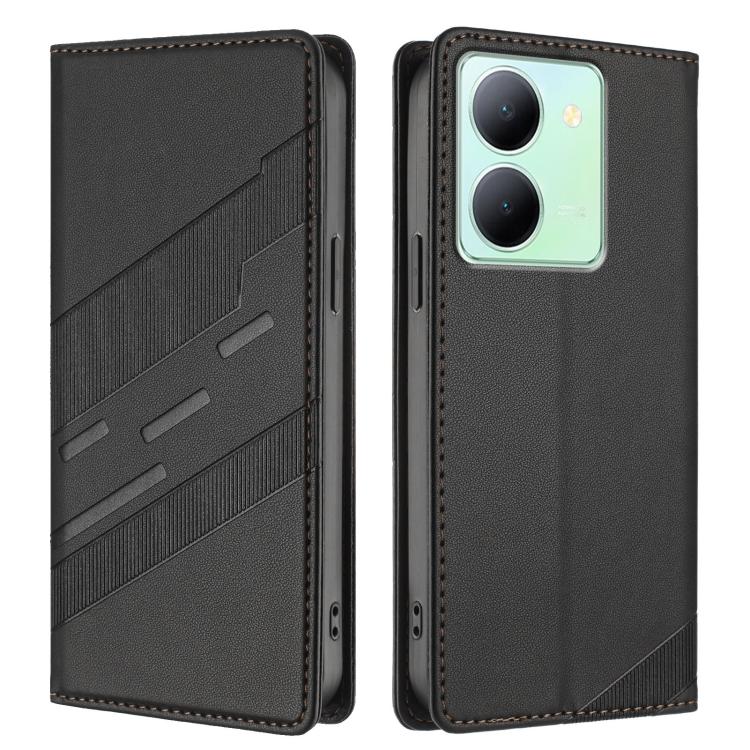 For vivo Y78 5G / Y27 5G Embossed Multi-functional Wallet Retro Leather Phone Case