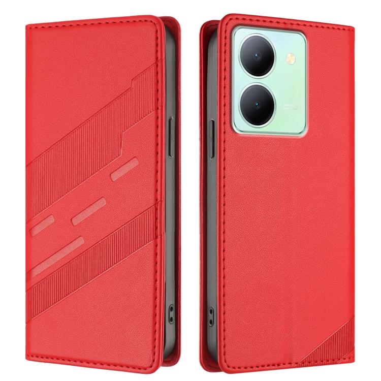 For vivo Y78 5G / Y27 5G Embossed Multi-functional Wallet Retro Leather Phone Case