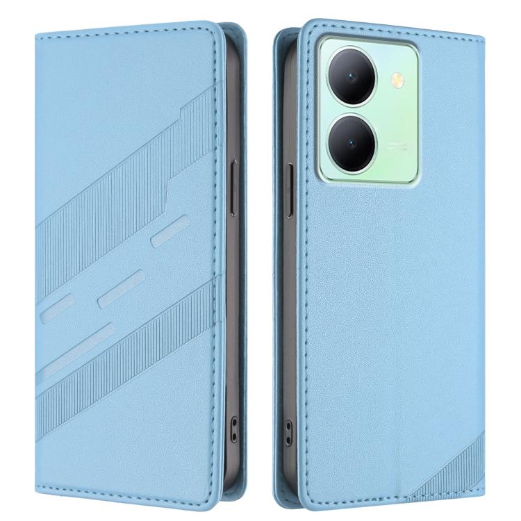 For vivo Y78 5G / Y27 5G Embossed Multi-functional Wallet Retro Leather Phone Case