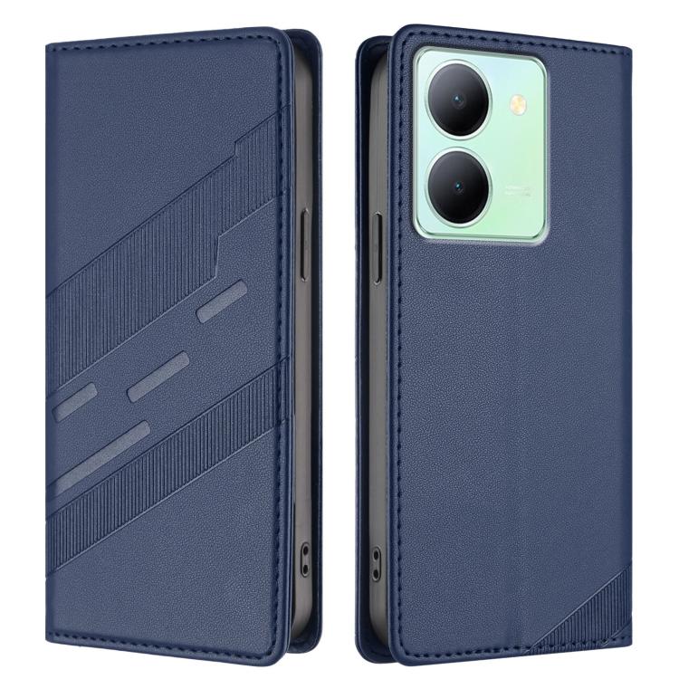 For vivo Y78 5G / Y27 5G Embossed Multi-functional Wallet Retro Leather Phone Case