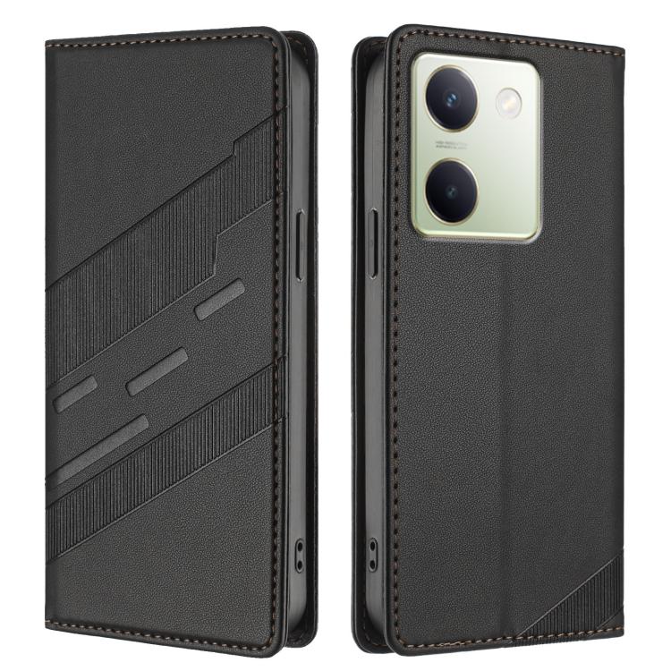 For vivo Y100 5G Global Embossed Multi-functional Wallet Retro Leather Phone Case
