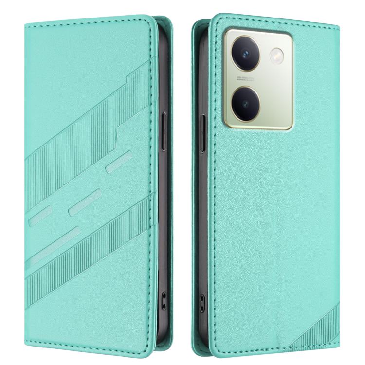 For vivo Y100 5G Global Embossed Multi-functional Wallet Retro Leather Phone Case