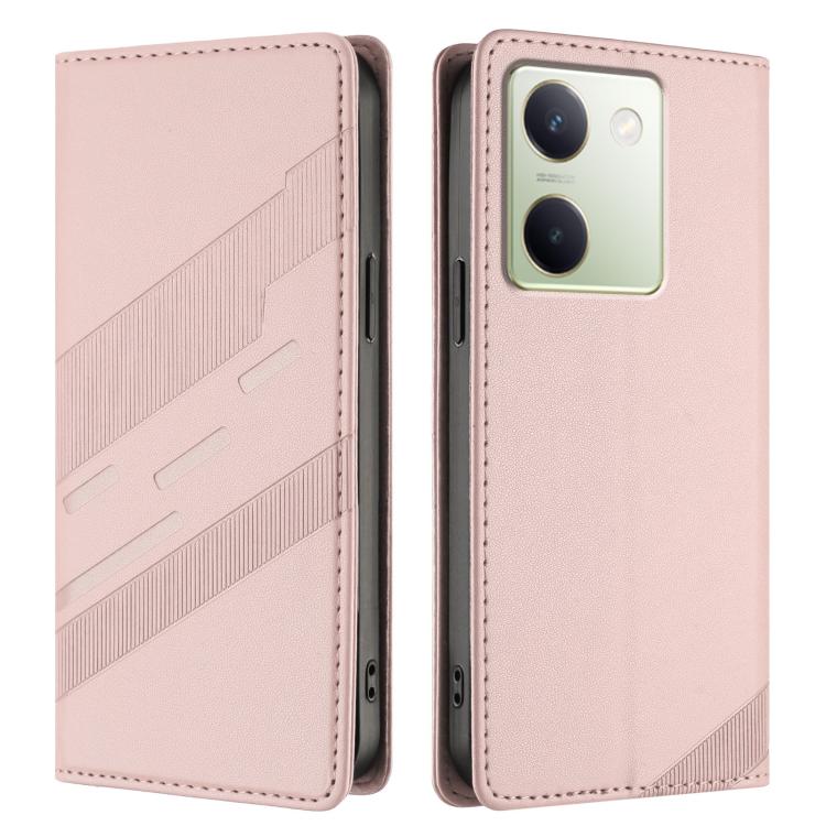 For vivo Y100 5G Global Embossed Multi-functional Wallet Retro Leather Phone Case