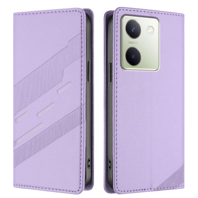 For vivo Y100 5G Global Embossed Multi-functional Wallet Retro Leather Phone Case