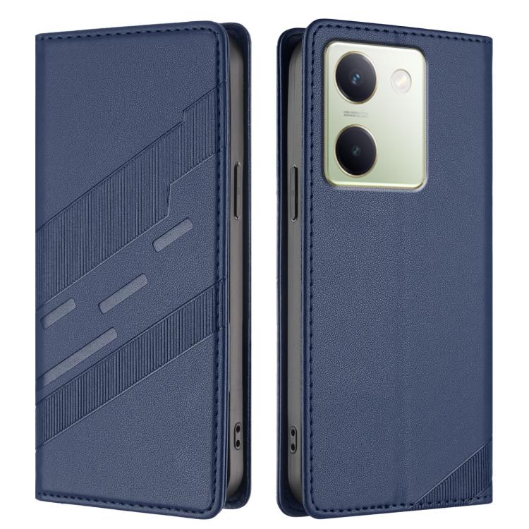 For vivo Y100 5G Global Embossed Multi-functional Wallet Retro Leather Phone Case