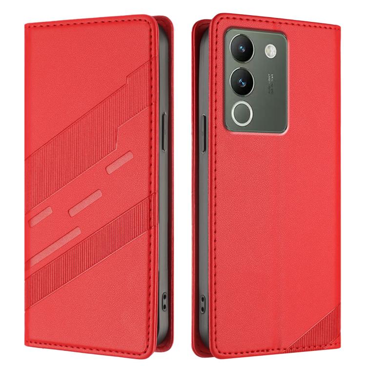 For vivo Y200 5G Global Embossed Multi-functional Wallet Retro Leather Phone Case
