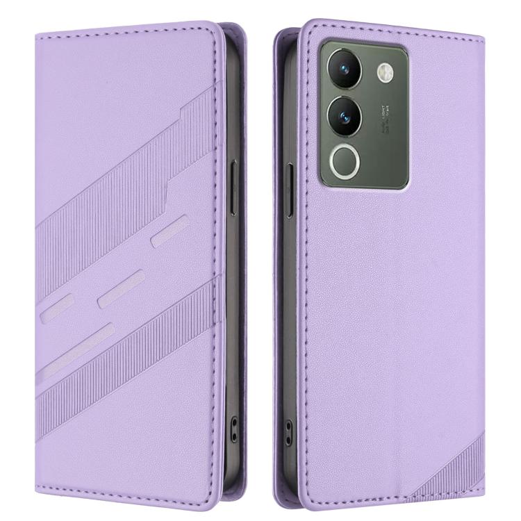 For vivo Y200 5G Global Embossed Multi-functional Wallet Retro Leather Phone Case