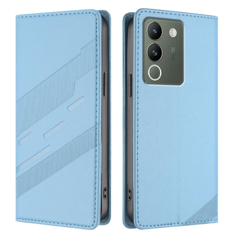 For vivo Y200 5G Global Embossed Multi-functional Wallet Retro Leather Phone Case