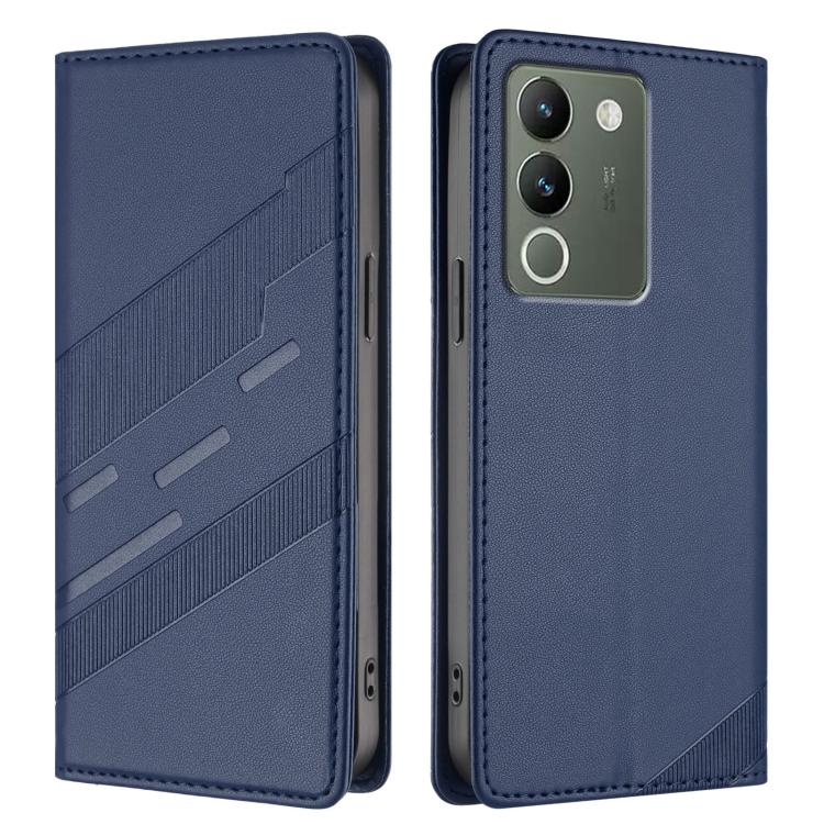 For vivo Y200 5G Global Embossed Multi-functional Wallet Retro Leather Phone Case