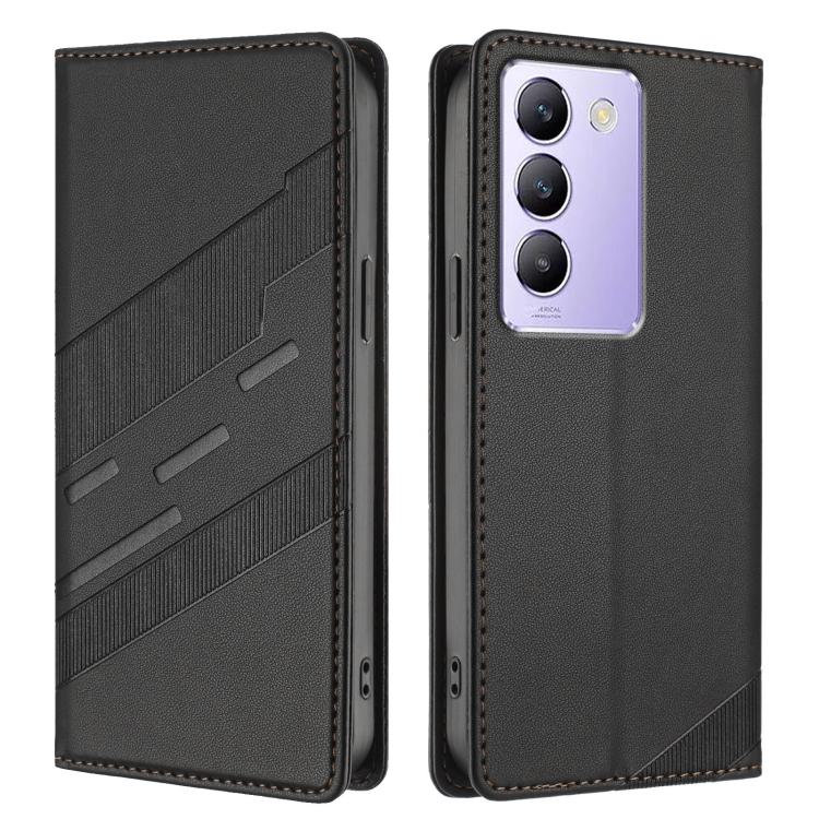 For vivo Y200e 5G Global Embossed Multi-functional Wallet Retro Leather Phone Case