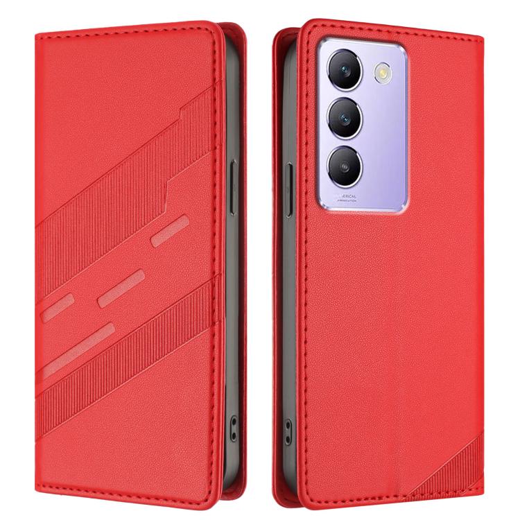 For vivo Y200e 5G Global Embossed Multi-functional Wallet Retro Leather Phone Case