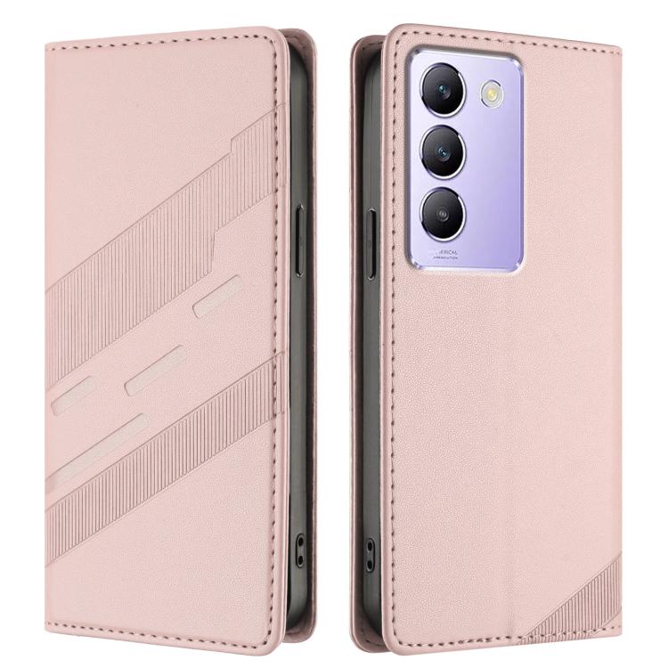 For vivo Y200e 5G Global Embossed Multi-functional Wallet Retro Leather Phone Case