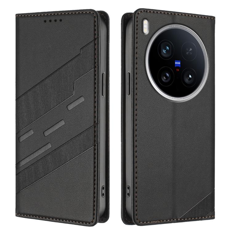 For vivo X200 Ultra Embossed Multi-functional Wallet Retro Leather Phone Case