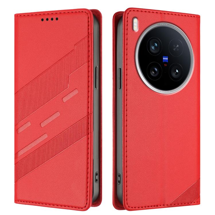 For vivo X200 Ultra Embossed Multi-functional Wallet Retro Leather Phone Case