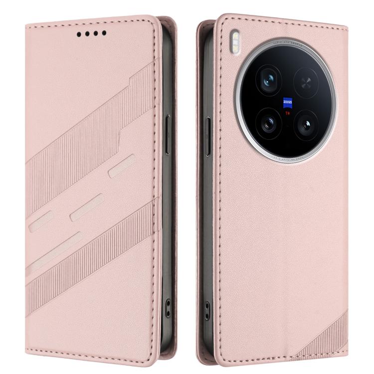 For vivo X200 Ultra Embossed Multi-functional Wallet Retro Leather Phone Case