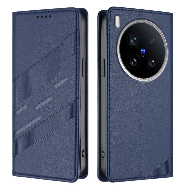 For vivo X200 Ultra Embossed Multi-functional Wallet Retro Leather Phone Case