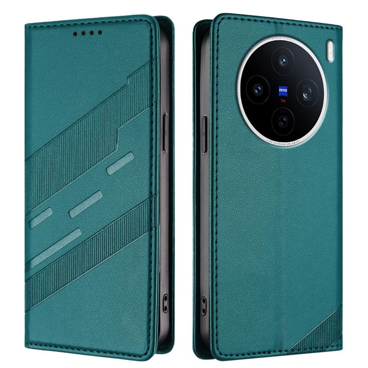 For vivo X200s Embossed Multi-functional Wallet Retro Leather Phone Case