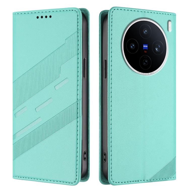 For vivo X200s Embossed Multi-functional Wallet Retro Leather Phone Case
