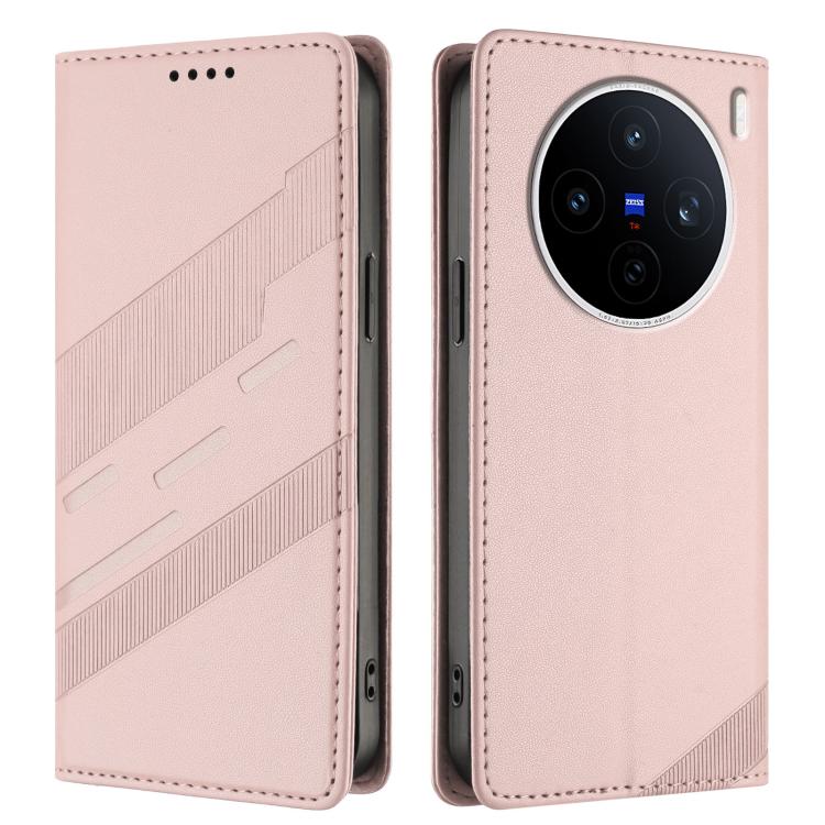 For vivo X200s Embossed Multi-functional Wallet Retro Leather Phone Case