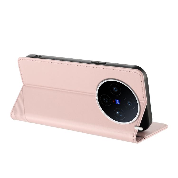 For vivo X200s Embossed Multi-functional Wallet Retro Leather Phone Case